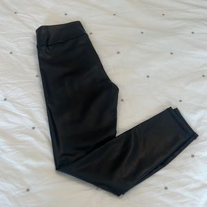 Abercrombie small faux leather leggings